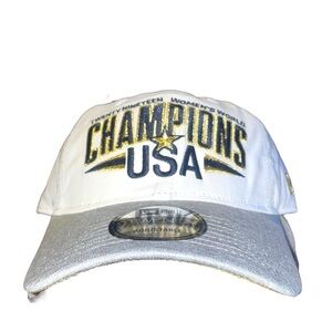 USWNT 2019 WORLD CHAMPIONS New Era  Adjustable Strap Cap Hat!